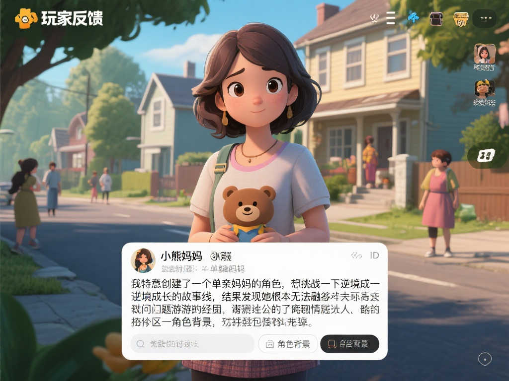 《inZOI》写实争议：离异带娃角色无人问津，竟是游戏bug！